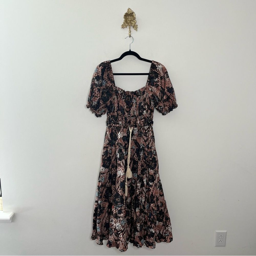 Ulla Johnson Iliana Midi Dress Rosewood 2